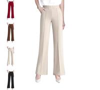 Havalix Women's Pants, Havalix Airygrace - 2026 New Perfect Drape High-Rise Ultra Soft Pull-On Pants(Apricot,3XL)