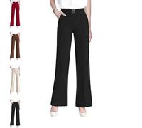 Havalix Women's Pants, Havalix Airygrace - 2026 New Perfect Drape High-Rise Ultra Soft Pull-On Pants(Black,3XL)