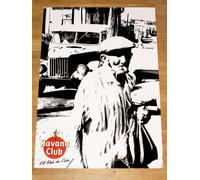 Havana Club Promo Poster - El Ron De Cuba / Mann Rum In Nuovo
