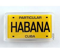 Havana Cuba - Calamita da collezione per frigorifero, in acrilico, 5 x 3,2 cm