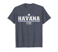 Havana Cuba Maglietta, Uomo, Pervinca, 5XL