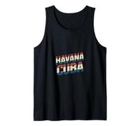 Havana Divertente retrò Vintage dicendo Cuba Travel Canotta