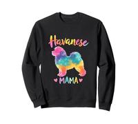 Havanese Dog Mama Design colorato Havanese Mom Felpa