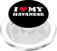 Havaneses I Love My Havanese Cane Cuore Bichon Havanese PopSockets PopGrip per MagSafe