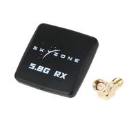 havcybin Antenna FPV a schermo piatto da 5,8 GHz, 8 dBi, ad angolo retto di 90 gradi, SMA ad alto guadagno, direzionale, per occhiali FPV, drone, quadrirotore, ricevitore video (nero)