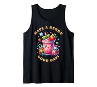 Have A Berry Good Day Kids Cute Japan Kawaii Strawberry Boba Canotta