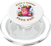 Have A Berry Good Day Kids Cute Japan Kawaii Strawberry Boba PopSockets PopGrip per MagSafe