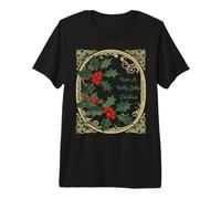 Have A Berry Holly Christmas Vintage Vibe Maglietta Premium