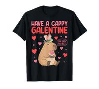 Have A Cappy Galentine Capybara Galentine's Day Maglietta