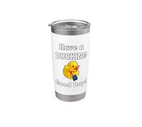 Have A Ducking Good Day Cruising Nascondendosi Trovare Anatre Divertimento Bicchiere termico in acciaio inox doppia parete