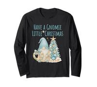 Have A GNOME Little Christmas Divertente Maglia a Manica