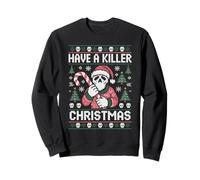 Have A Killer Christmas - Divertente Teschio di Babbo Natale Felpa