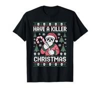 Have A Killer Christmas - Divertente Teschio di Babbo Natale Maglietta