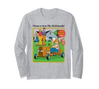 Have a Nice Life Sarcastic Retro Funny Adult Humor Maglia a Manica