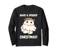 Have A Spooky Christmas! Costume da Fantasma Carino Maglia a Manica