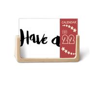 Have A Stylish Quote Handwrite 2022 Calendario da tavolo Planner 12 mesi