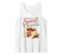 Have A Sweet Christmas Retro Cherry Cake Baking Lover Canotta