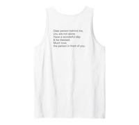 Have A Wonderful Day & Be Blessed Much Love (Stampa sul Retro) Canotta