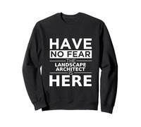 Have No Fear Landscape Architect Is Here Funny Gift Work Work Felpa