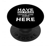 Have No Fear L'infermiera di terapia intensiva è qui, divertente idea regalo PopSockets PopGrip Adesivo