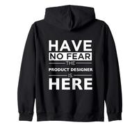 Have No Fear Product Designer Is Here Divertente Regalo Lavoro Umorismo Felpa con Cappuccio
