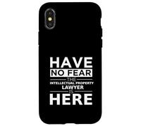 Have No Fear Proprietà Intellettuale Lawyer Is Here Divertente Regalo Custodia per iPhone X/XS