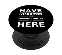 Have No Fear The Contract Lawyer Is Here Divertente Regalo Lavoro di Lavoro PopSockets PopGrip Adesivo