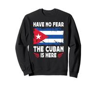Have No Fear The Cuban is Here Cuba Flag Felpa