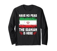 Have No Fear The Iranian is Here Iran Flag Maglia a Manica