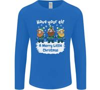 Have Tuo Elfo Un Merry Piccolo Natale Uomo Maniche