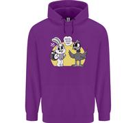 Have Voi Visto il Mio Uova Divertente Easter Bunny Bambini Felpa con Cappuccio