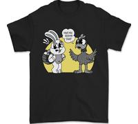 Have Voi Visto il Mio Uova Divertente Easter Bunny Uomo T-Shirt 100% Cotone