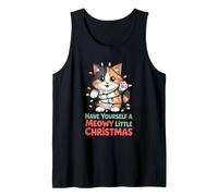 Have Yourself A Meowy Little Christmas, Simpatico Gattino Calico Canotta