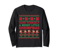 Have Yourself a Merry Little Shrimpmas - Maglione natalizio Maglia a Manica