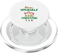 Have Yourself A Snowy Little Christmas Day Fun PopSockets PopGrip per MagSafe