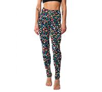 Havejoy Pantaloni a Sigaretta Donna Elasticizzati Curvy Elasticizzati Leggings Sportivi Vita Alta Stampa Fiori Fantasia Pantalone Curvy Elegante Leggins da Palestra Push Up Moda Streetwear Clubwear