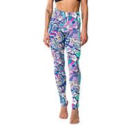 Havejoy Pantaloni a Sigaretta Donna Elasticizzati Curvy Elasticizzati Leggings Sportivi Vita Alta Stampa Fiori Fantasia Pantalone Curvy Elegante Leggins da Palestra Push Up Moda Streetwear Clubwear