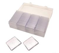 HavenDomicile 60 porta capsule regolabili per monete con design per una maggiore protezione delle monete (Whtie)