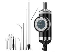 HavenDomicile Indicatore di prova del quadrante 0.01mm Indicatore meccanico coassiale di centraggio con sonda regolabile a 360 gradi per la misurazione di lavorazione CNC