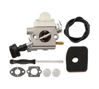 HavenDomicile Kit carburatore soffiatore foglia per BG56 BG56C soffiatore foglie motore con filtro aria guarnizioni linea carburante C1M-S260B 4241-120-0632