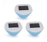 HavenDomicile Lampada galleggiante a LED ad energia solare con ricarica USB, 6 modalità di cambio colore, impermeabile, luce notturna per piscina, decorazione da giardino (3 pezzi)