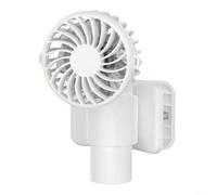 HavenDomicile Mini ventilatore portatile con clip, ricarica USB, con forte meccanismo a clip, velocità regolabile, per scrivania, passeggino, viaggio (bianco)