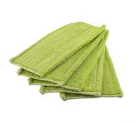 HavenDomicile Panno di ricambio in microfibra lavabile, per sistema di pulizia dei pavimenti Swiffer Wet Jet, lavabili in lavatrice, riutilizzabili, colore verde, confezione da 5