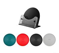 HavenDomicile Set di sottobicchieri e presine con supporto, tappetini flessibili per la protezione del piano di lavoro della cucina, cuscinetti isolanti facili da pulire (base trasparente)