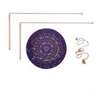 HavenDomicile Set di strumenti per rilevare metalli in puro rame al 99,9%, con pendolo, per trovare acqua, caccia al tesoro, rilevazione di metalli sotterranei (F)