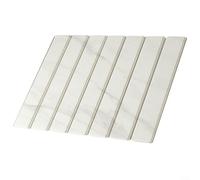 HavenDomicile Tappetino scolapiatti pieghevole, 40 x 30 cm, per piano di lavoro della cucina, resistente al calore, asciugatura rapida, bianco (A)