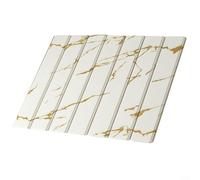 HavenDomicile Tappetino scolapiatti pieghevole, 40 x 30 cm, per piano di lavoro della cucina, resistente al calore, asciugatura rapida, colore bianco (C)