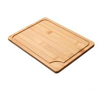 HavenDomicile Tavole di legno per servire cibo, piatto da bistecca in legno massello per cucina occidentale vassoio da portata in legno naturale piatto da cucina (tromba)