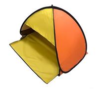 HavenDomicile Tenda parasole automatica per animali domestici, con protezione UV, portatile, per cani e gatti, resistente alle intemperie, con tasche portaoggetti per parco e campeggio (arancione e