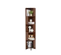HavenGlide Libreria angolare con 5 ripiani, in legno, 173 cm, a forma di L, grande scaffale aperto, per studio, ufficio, soggiorno
